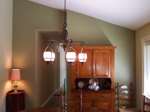 dining-room Angled Wall